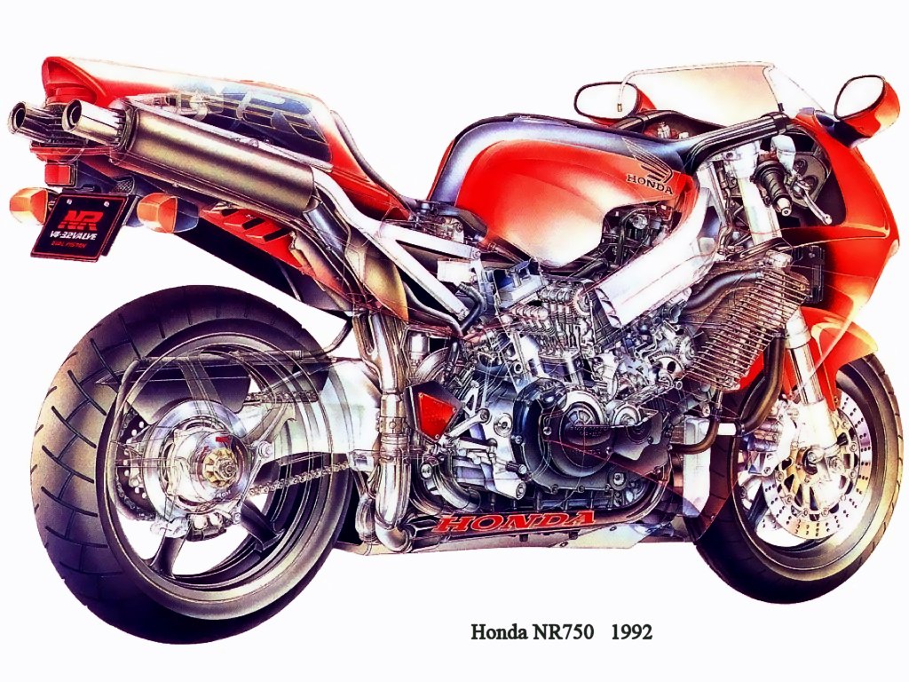 NR750 en coupe